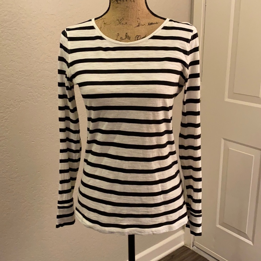 Loft, Long Sleeve T-Shirt, Size Small